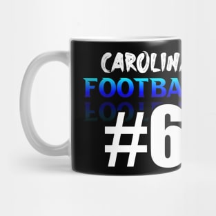 Carolina Football #6 Jersey - Graphic Sports Mug